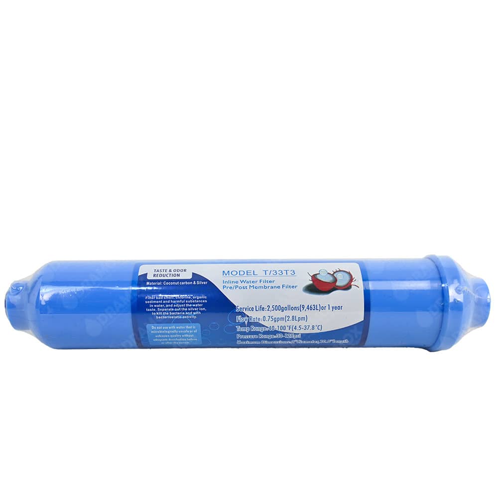 Filtro carbón activado con plata