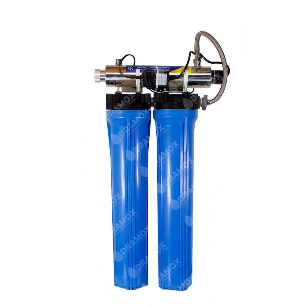 Purificador de agua 2.5 x 20 con lus uv 2 GMP