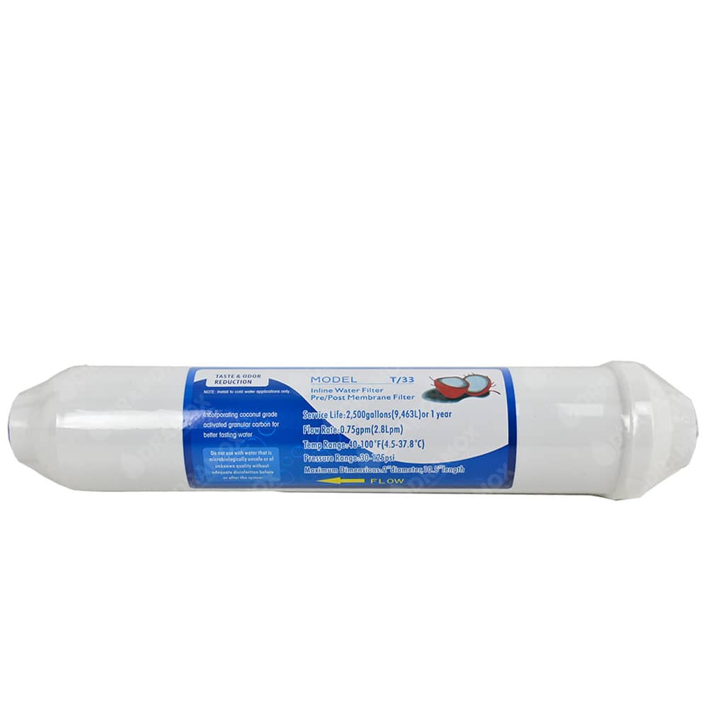 Filtro para agua de carbón activado 10 pulgadas